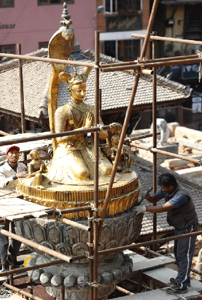 Preservation of Nepal metalwork